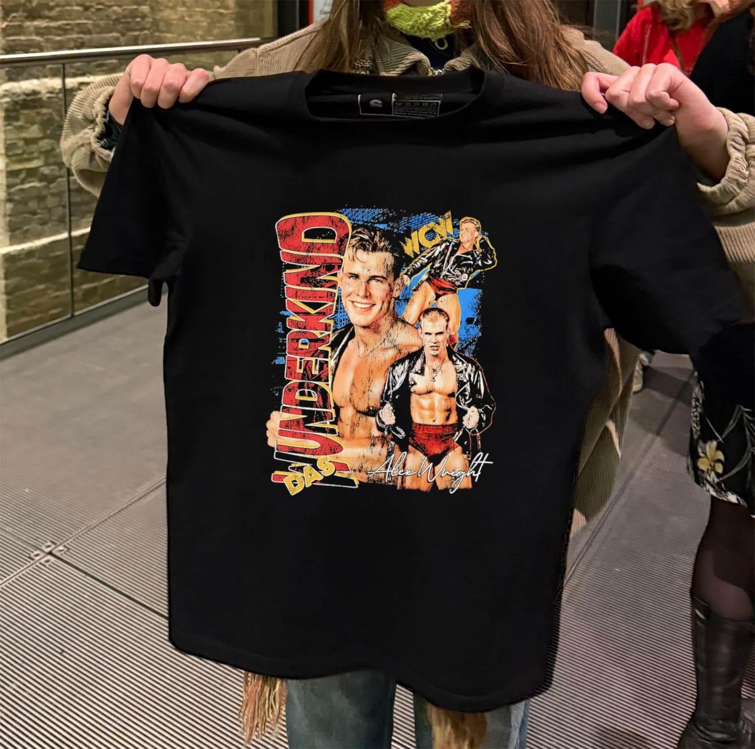 Das Wunderkind Alex Wright WCW Professional Wrestler Collage shirt