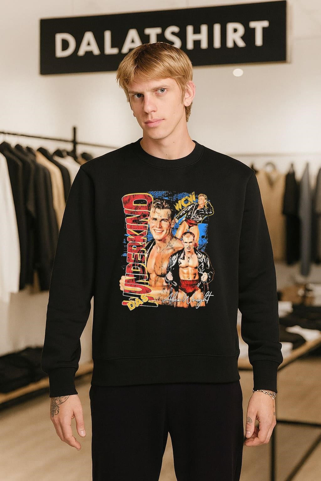 Das Wunderkind Alex Wright WCW Professional Wrestler Collage shirt