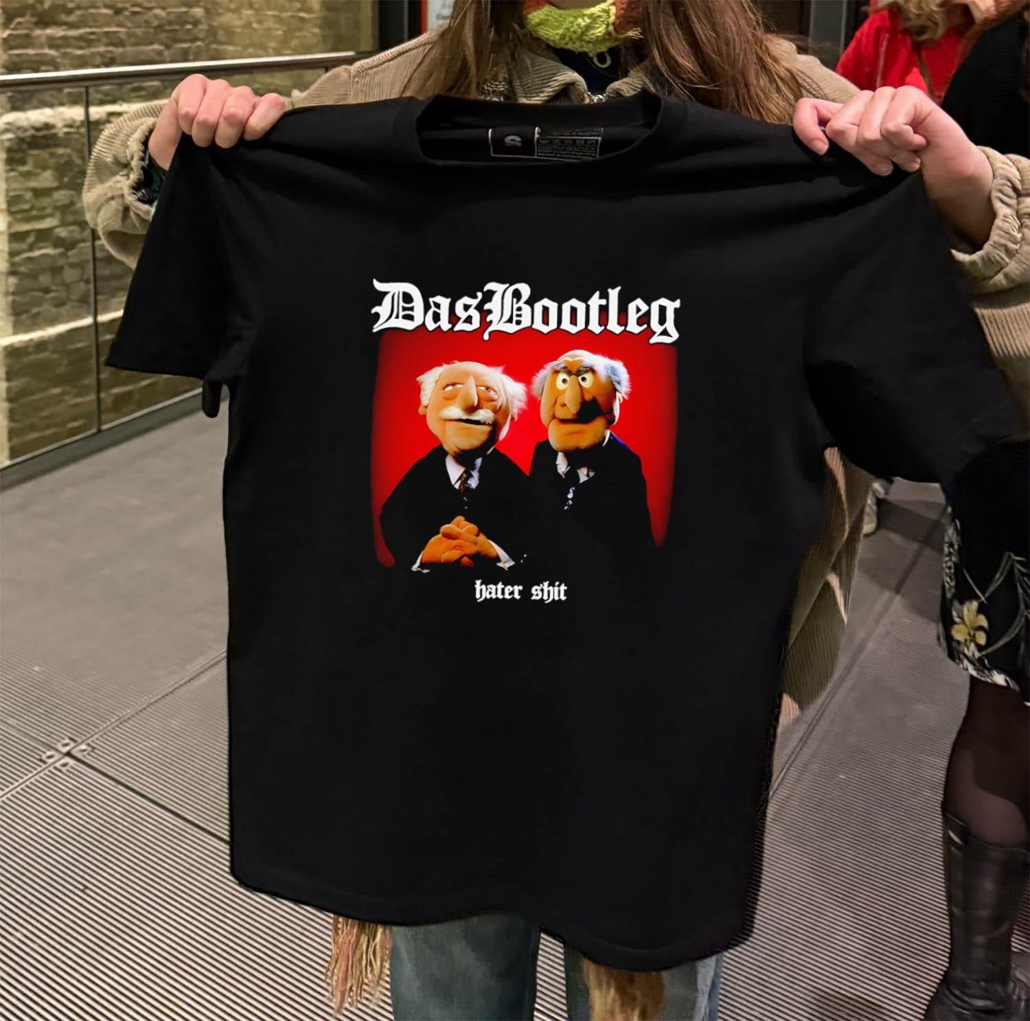 DasBootleg Hater Shit Statler and Waldorf Muppets Grumpy Old Men shirt