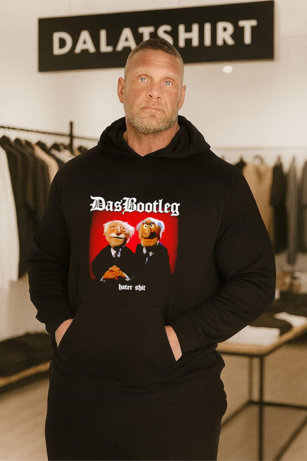 DasBootleg Hater Shit Statler and Waldorf Muppets Grumpy Old Men shirt