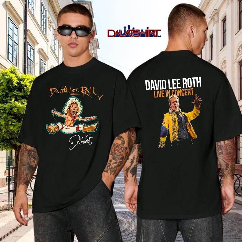 David Lee Roth Live In Concert 2026 shirt