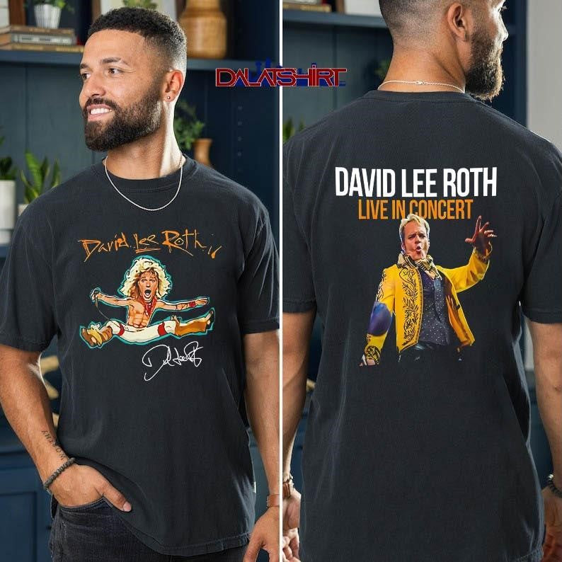 David Lee Roth Live In Concert 2026 shirt