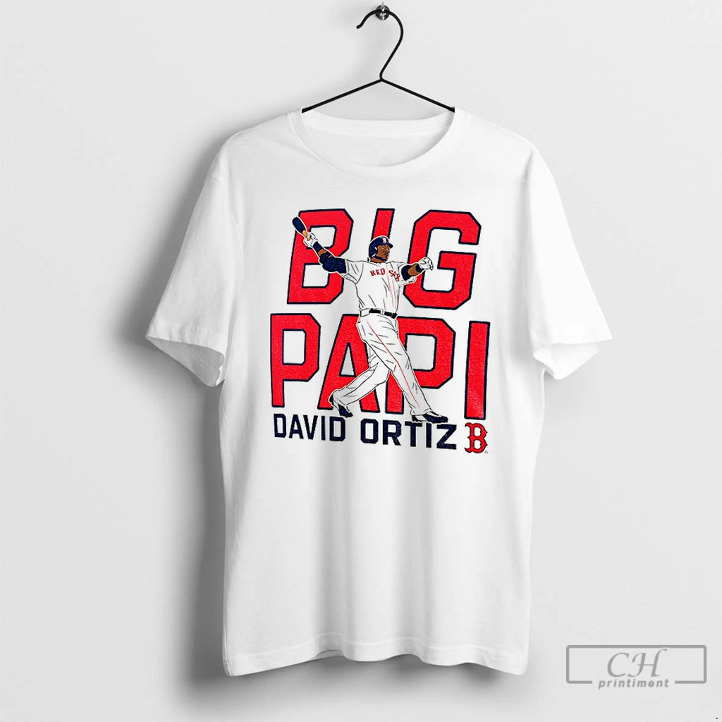 David Ortiz Boston Red Sox Big Papi Mlb Baseball 2025 T Shirts
