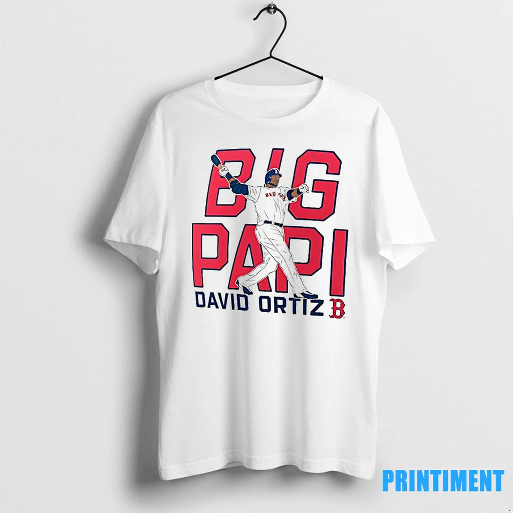 David Ortiz Boston Red Sox Cooperstown Player Classic Tshirts Sweater
