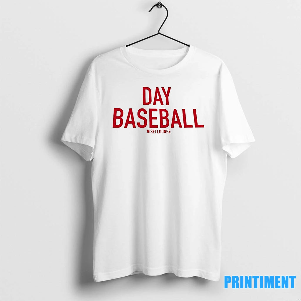 Day Baseball Nisei Lounge Text Tshirts Sweater
