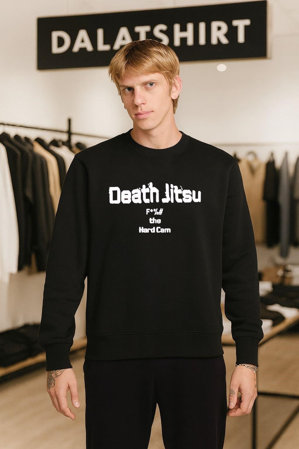 Death Jitsu F%# the Hard Cam Wrestling Slogan shirt