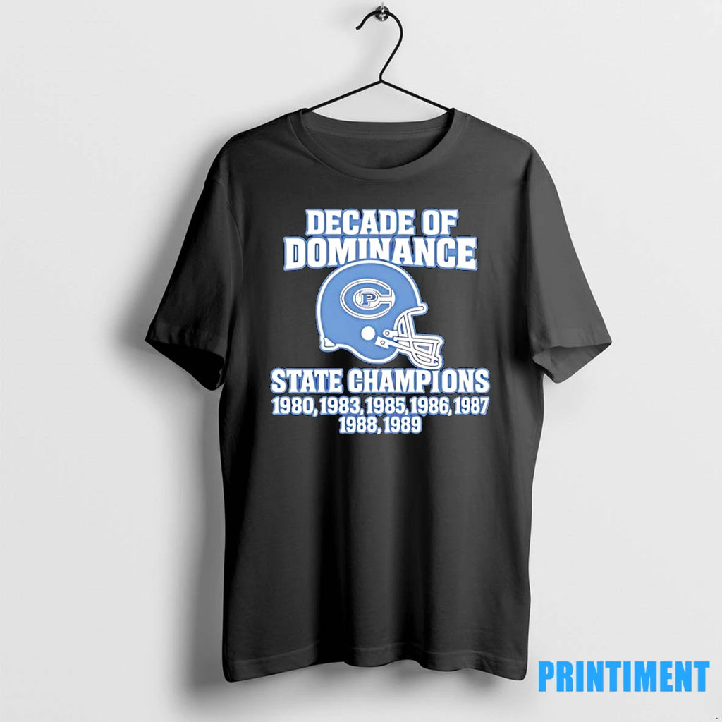 Decade Of Dominance State Champions 1989 Tshirts Sweater