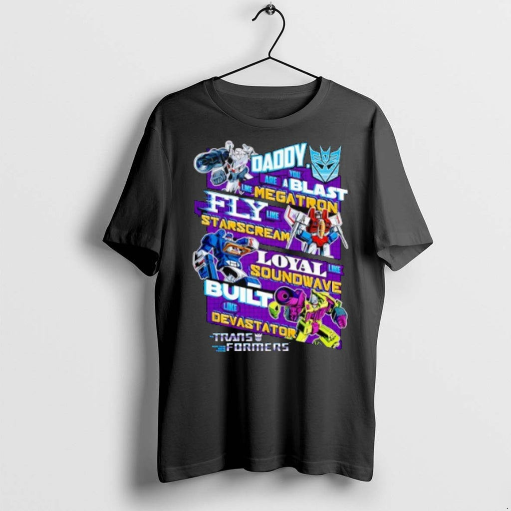 Decepticons Fathers Day Transformers Megatron Starscream Soundwave Devastator T Shirts