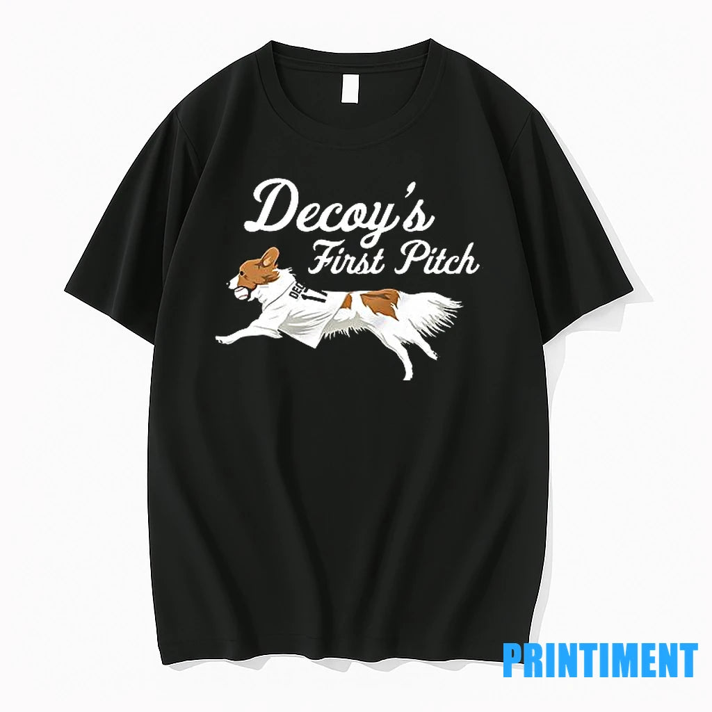 Decoys First Pitch Dog La Dodgers Tshirts Sweater