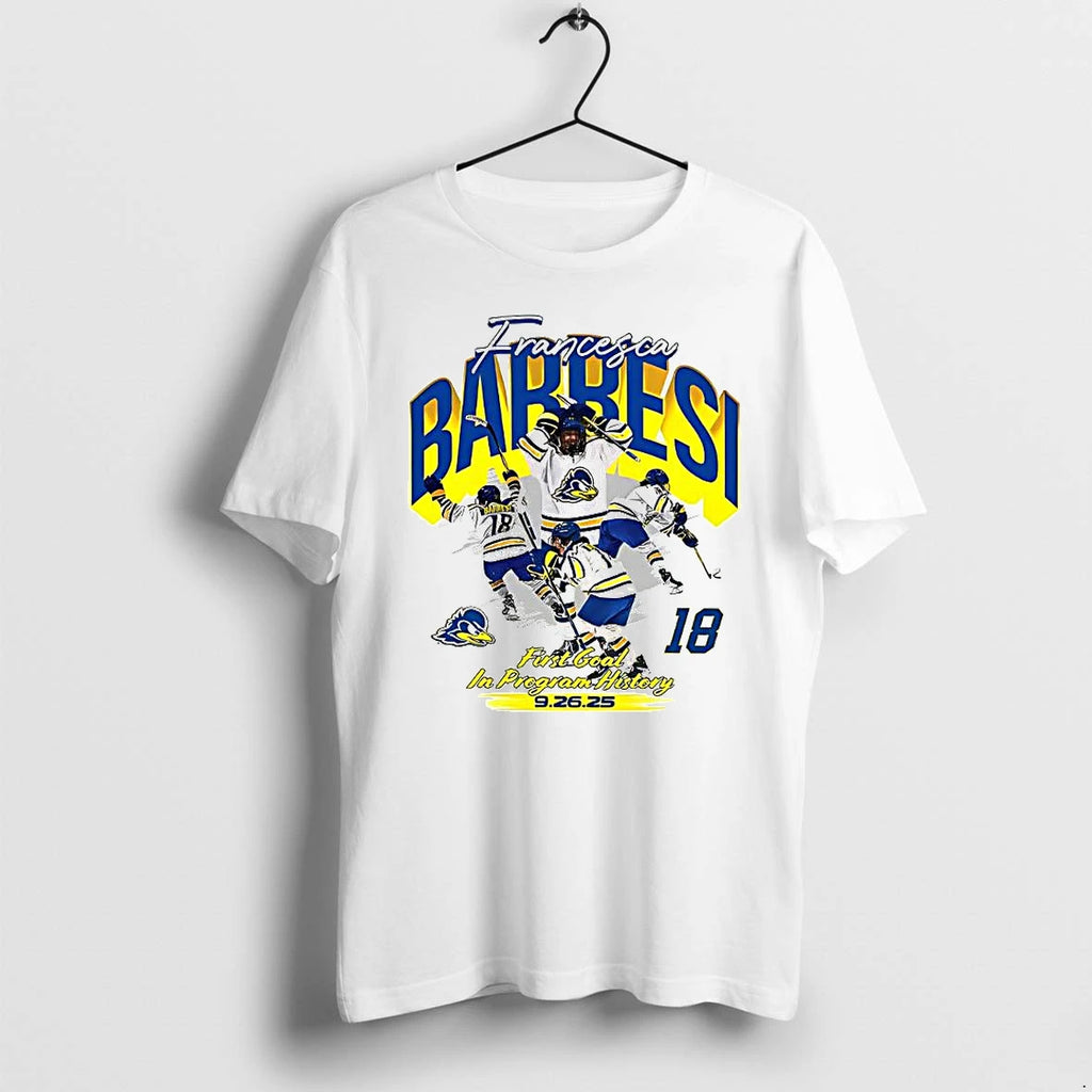 Delaware Ice Hockey Francesca Barresi First Goal In Program History 2025 Tshirts Sweater