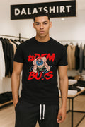 Dem Boys Bearded Muscle Wrestler Red Bandana shirt