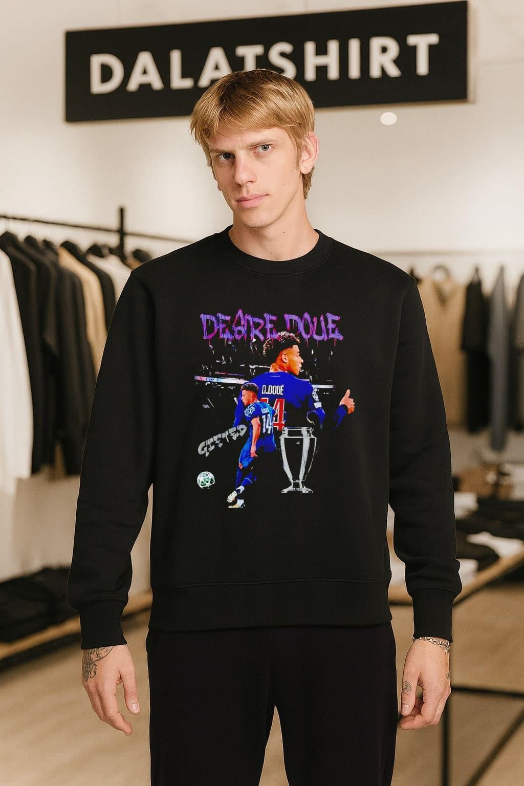 Desire Doue D. Doue 14 Gifted Football Player shirt