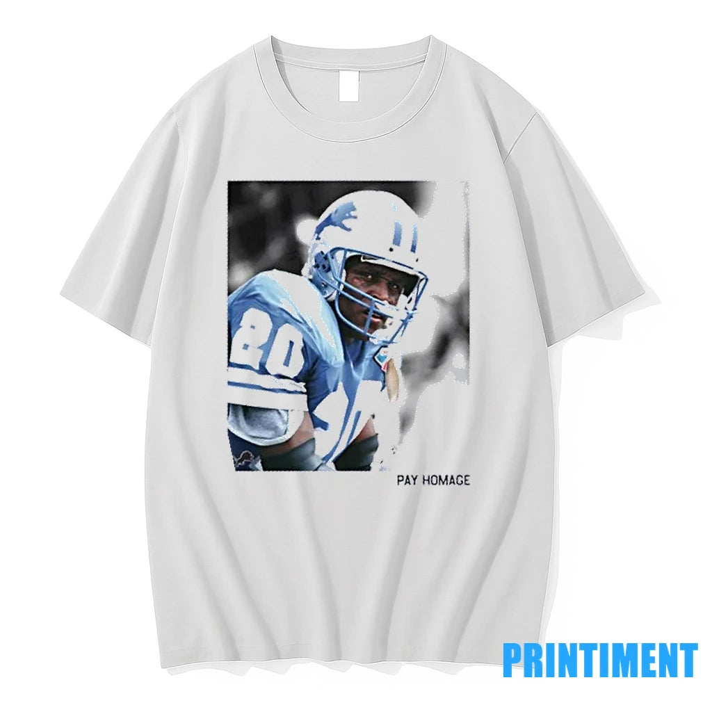 Detroit Lions Barry Sanders Homage Ash Pay Homage Tshirts Sweater