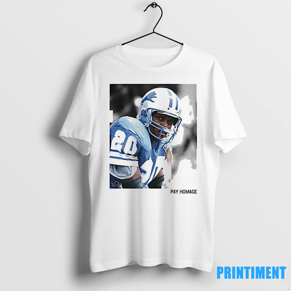 Detroit Lions Barry Sanders Pay Homage Tshirts Sweater