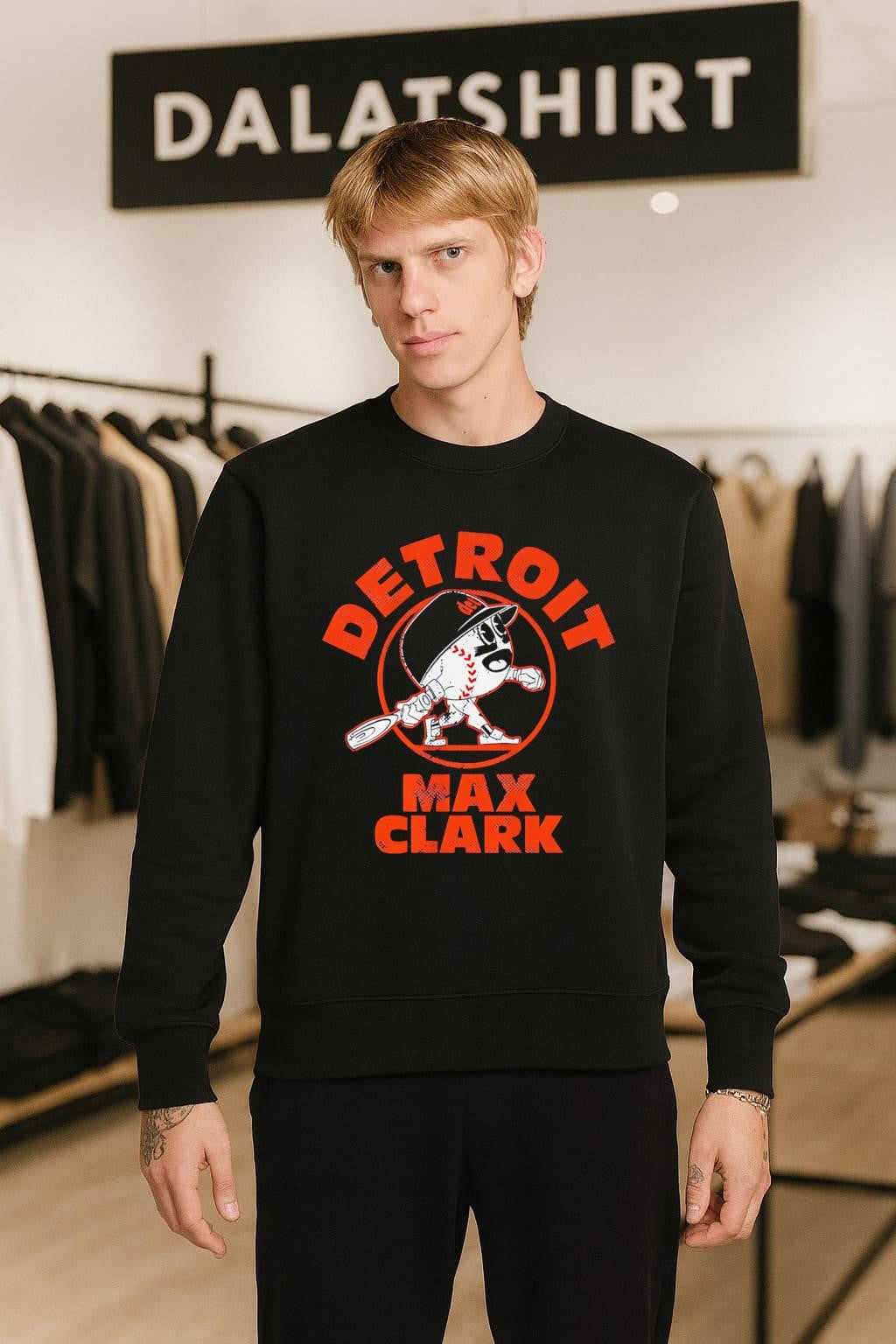 Detroit Max Clark Baseball retro shirt