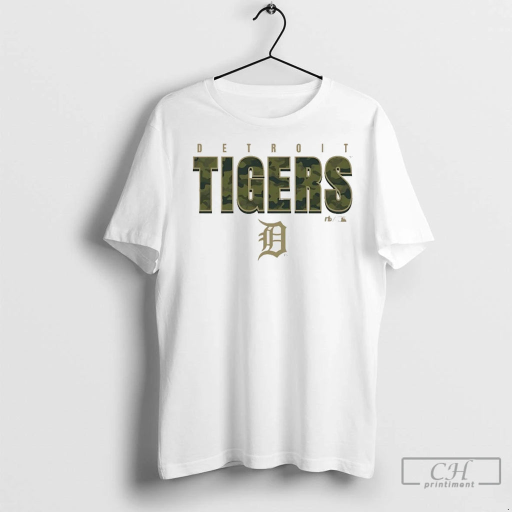 Detroit Tigers Camo Mlb Postseason 2025 T Shirts