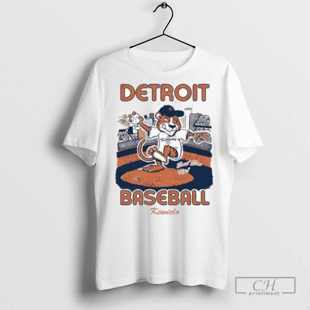 Detroit Tigers Eat Em Up Kiwiclo Mlb Mascot T Shirts