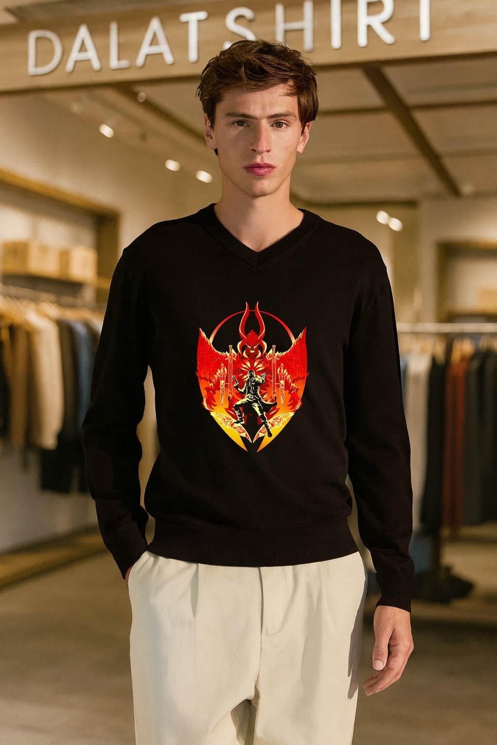 Devil May Cry Dante Demon Form Combat shirt