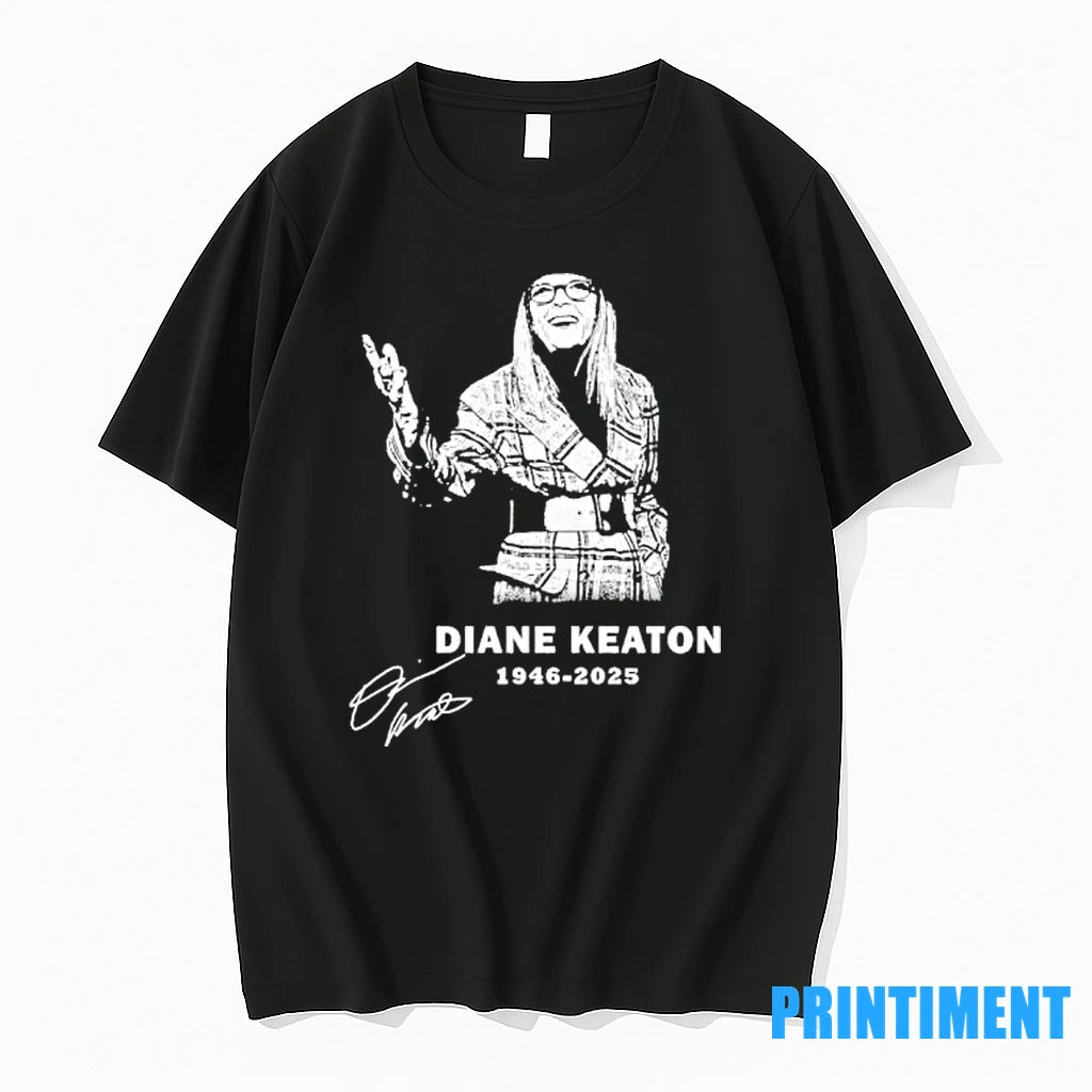 Diane Keaton 1946 2025 Rest In Peace Signature Tshirts Sweater