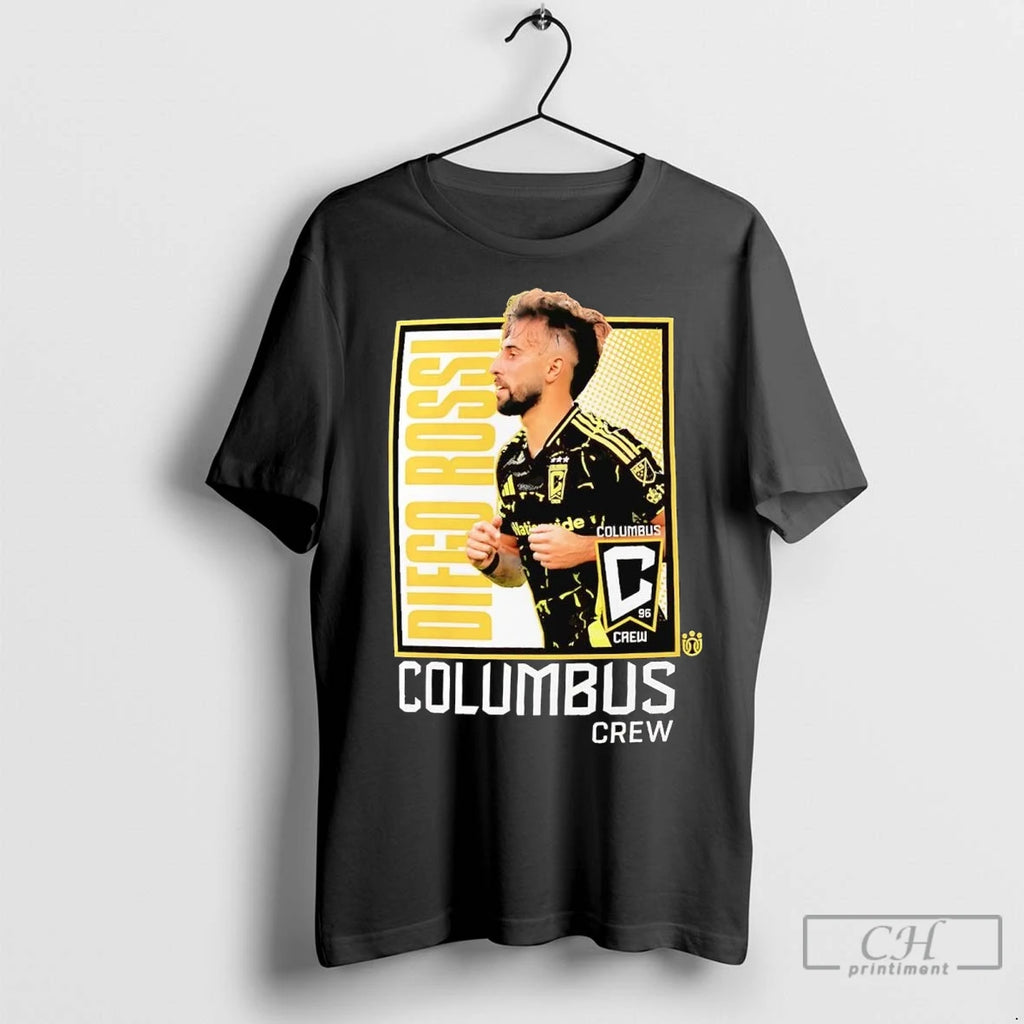 Diego Rossi Columbus Crew Portrait T Shirts