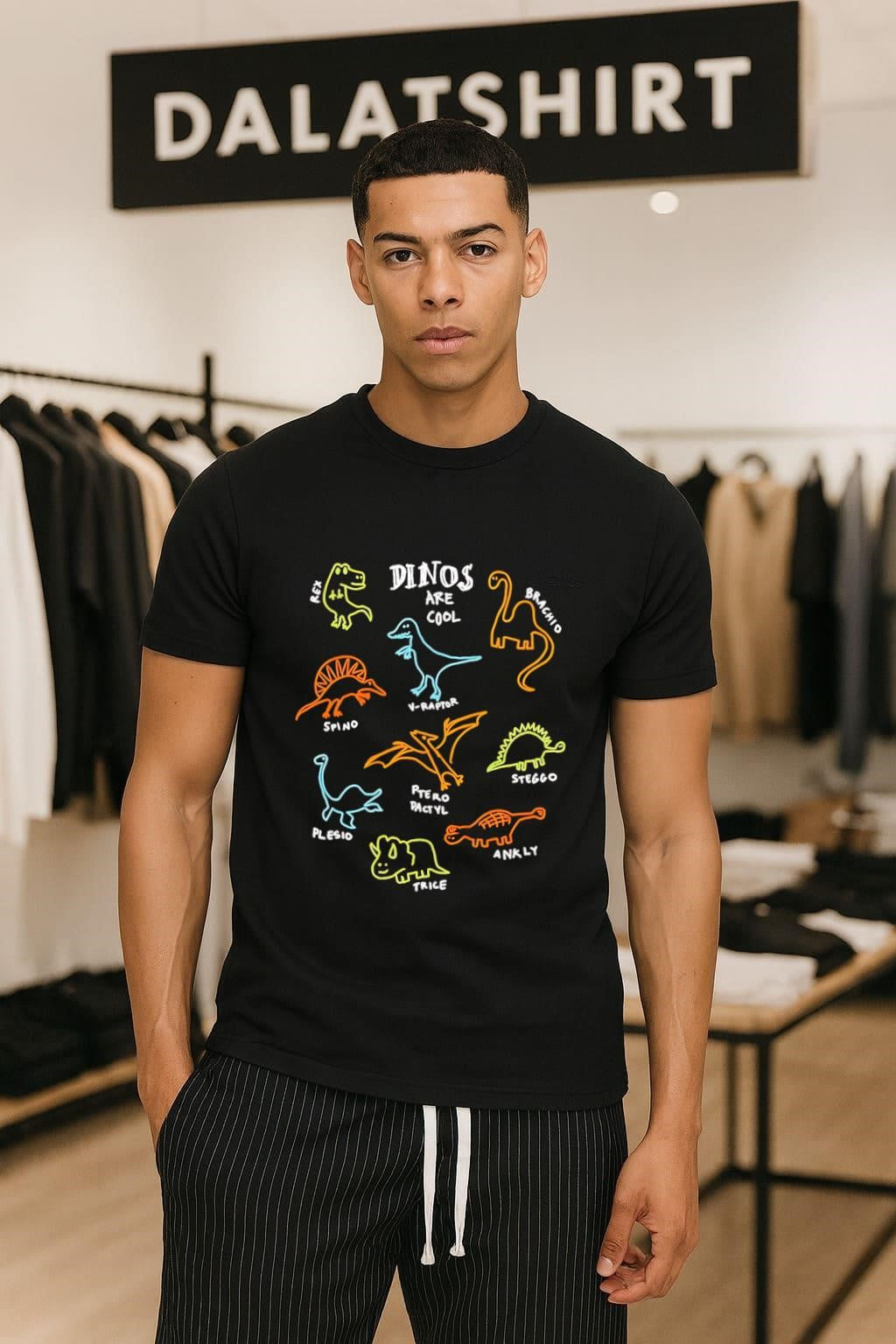 Dinos Are Cool cartoon shirt