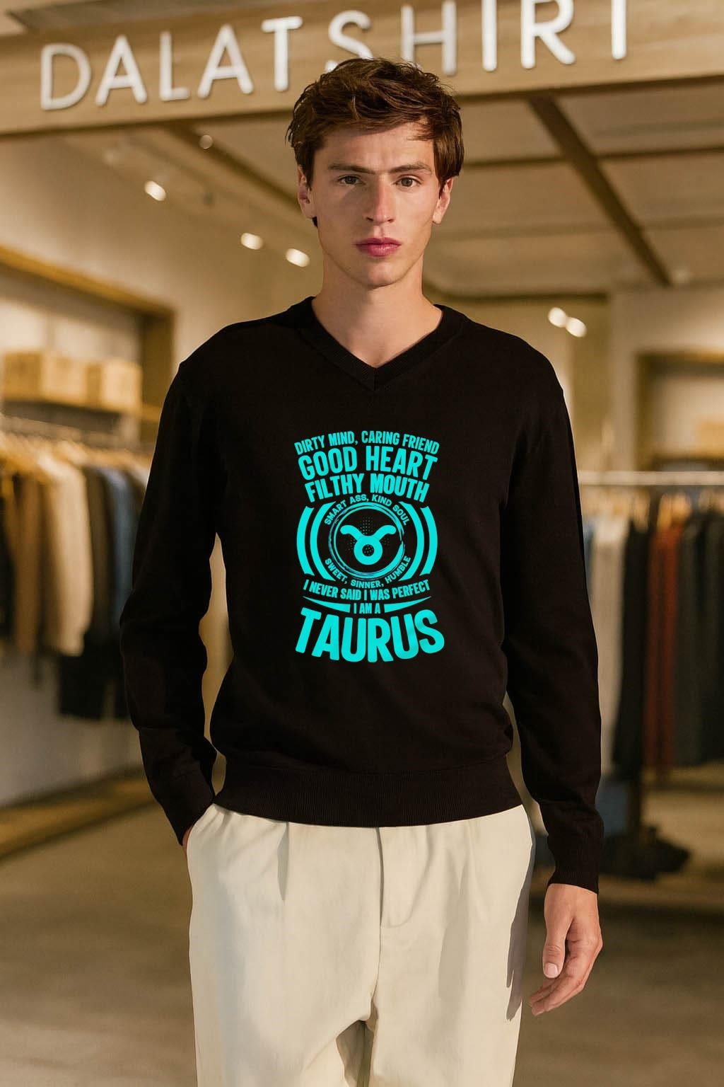 Dirty Mind Good Heart Filthy Mouth Taurus zodiac shirt