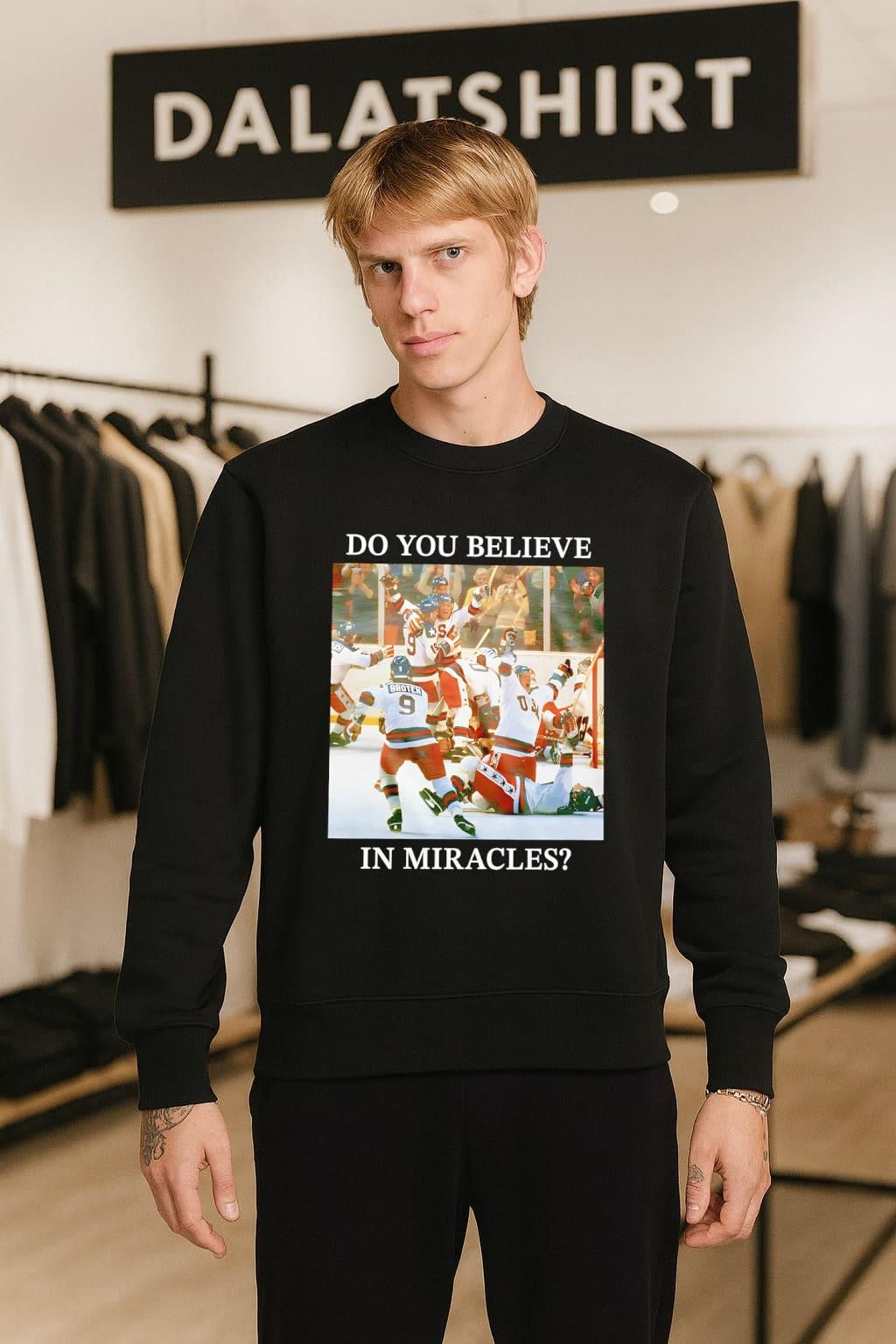 Do You Believe in Miracles Hockey Team Celebration shirt