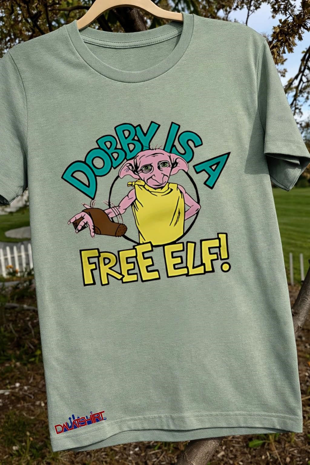 Dobby Is A Free Elf Holding Sock Illustration shirt