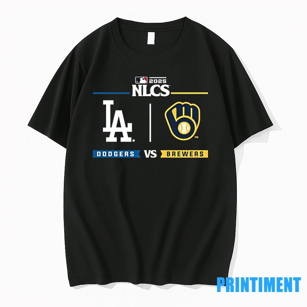 Dodgers Vs Brewers 2025 Postseason Nlcs Tshirts Sweater