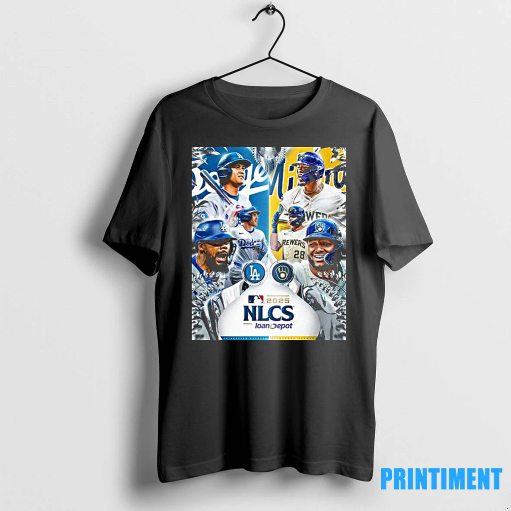 Dodgers Vs Brewers 2025 Nlcs Tshirts Sweater