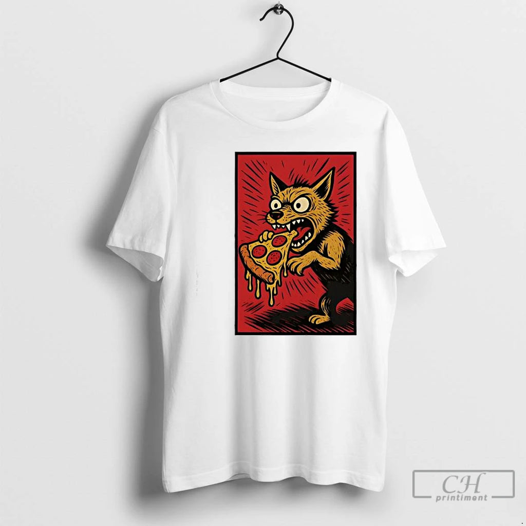 Dog Vs Pizza Slice T Shirts