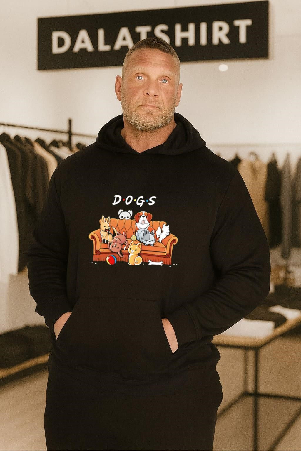 Dogs Friends TV Show Parody Puppy Sofa shirt