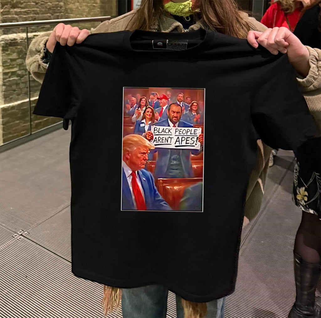 Donald Trump and Black People Aren’t Apes Protest Sign shirt