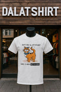 Don’t Like My Attitude Call 1-800-Get-A-Dog Funny Cat shirt