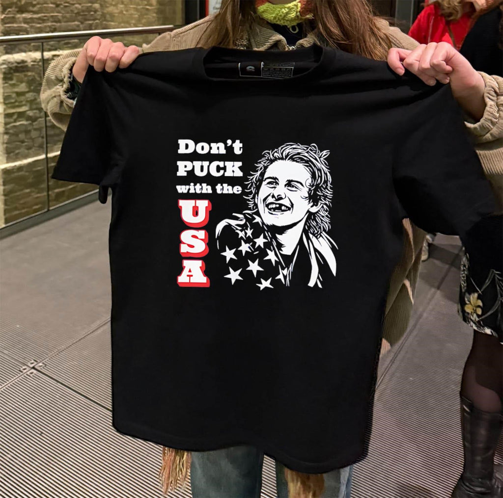 Don’t Puck with the USA Hockey Player Smiles shirt