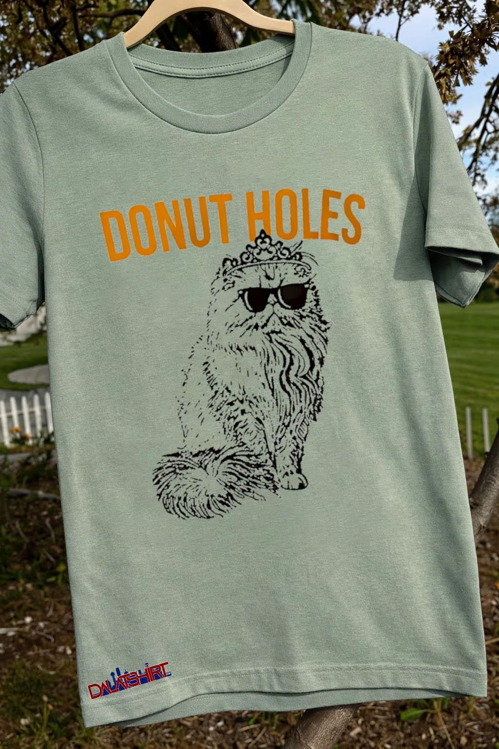 Donut Holes Persian Cat With Sunglasses And Crown shirt