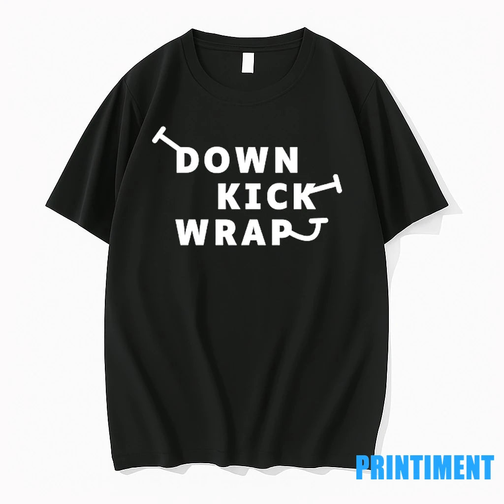 Down Kick Wrap Tshirts Sweater
