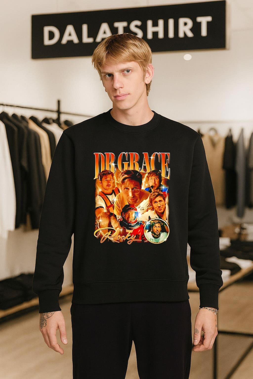 Dr Grace Rocky Ryan Gosling Space shirt