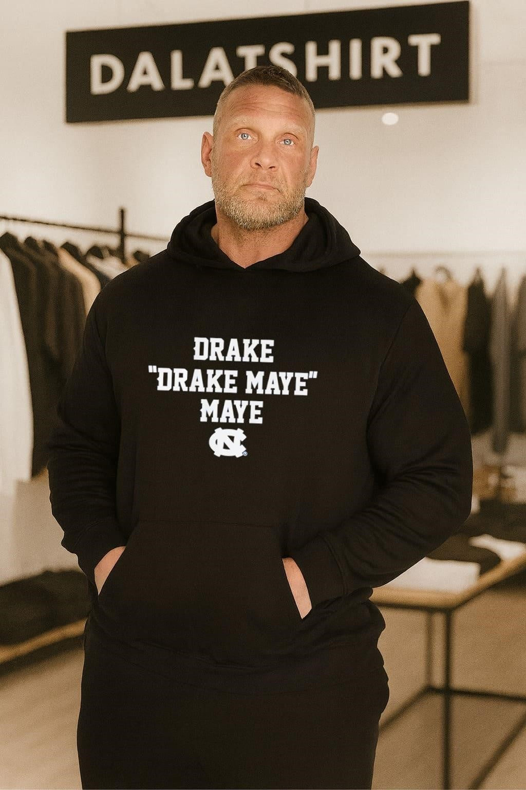 Drake Drake Maye Maye North Carolina Tar Heels NC Typography shirt