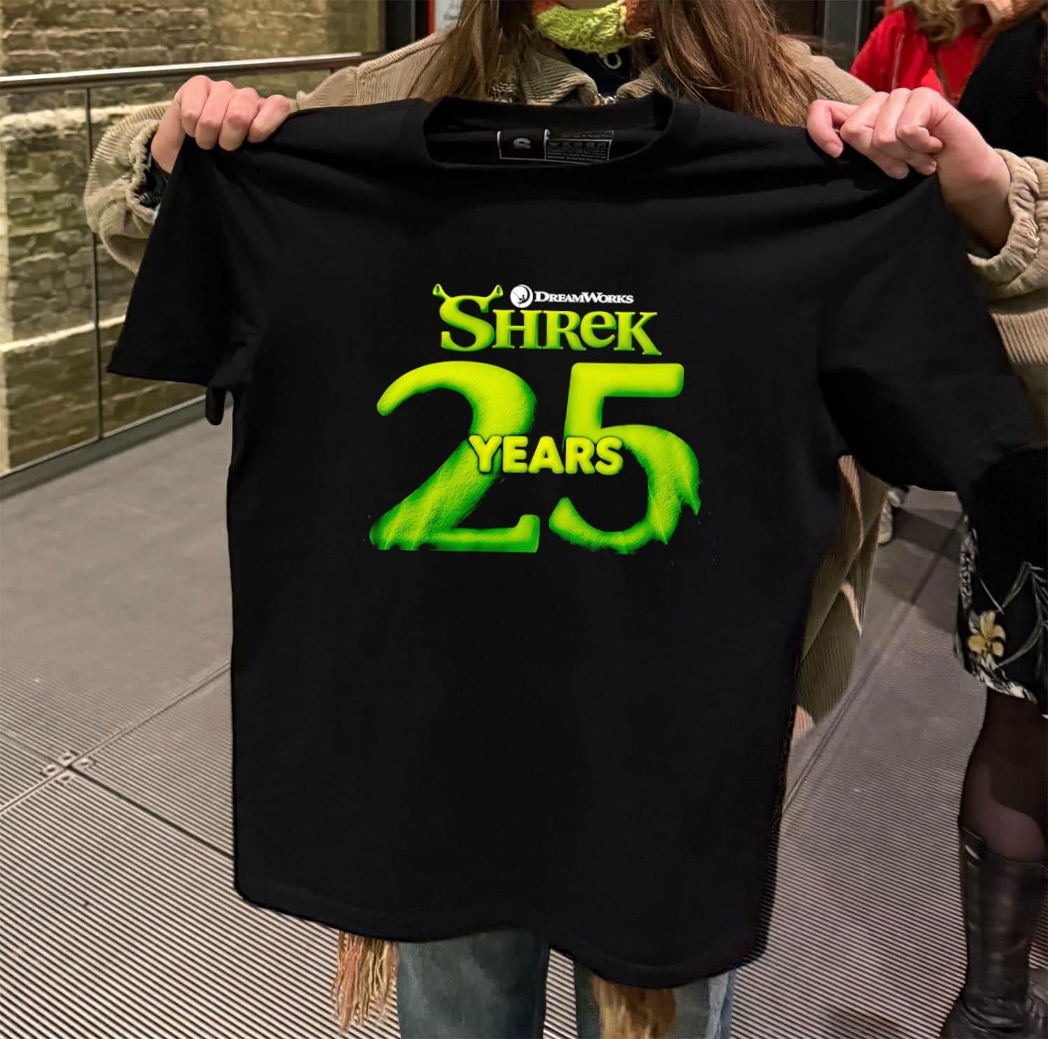 DreamWorks Shrek Movie Logo 25 Years Anniversary Special Edition shirt