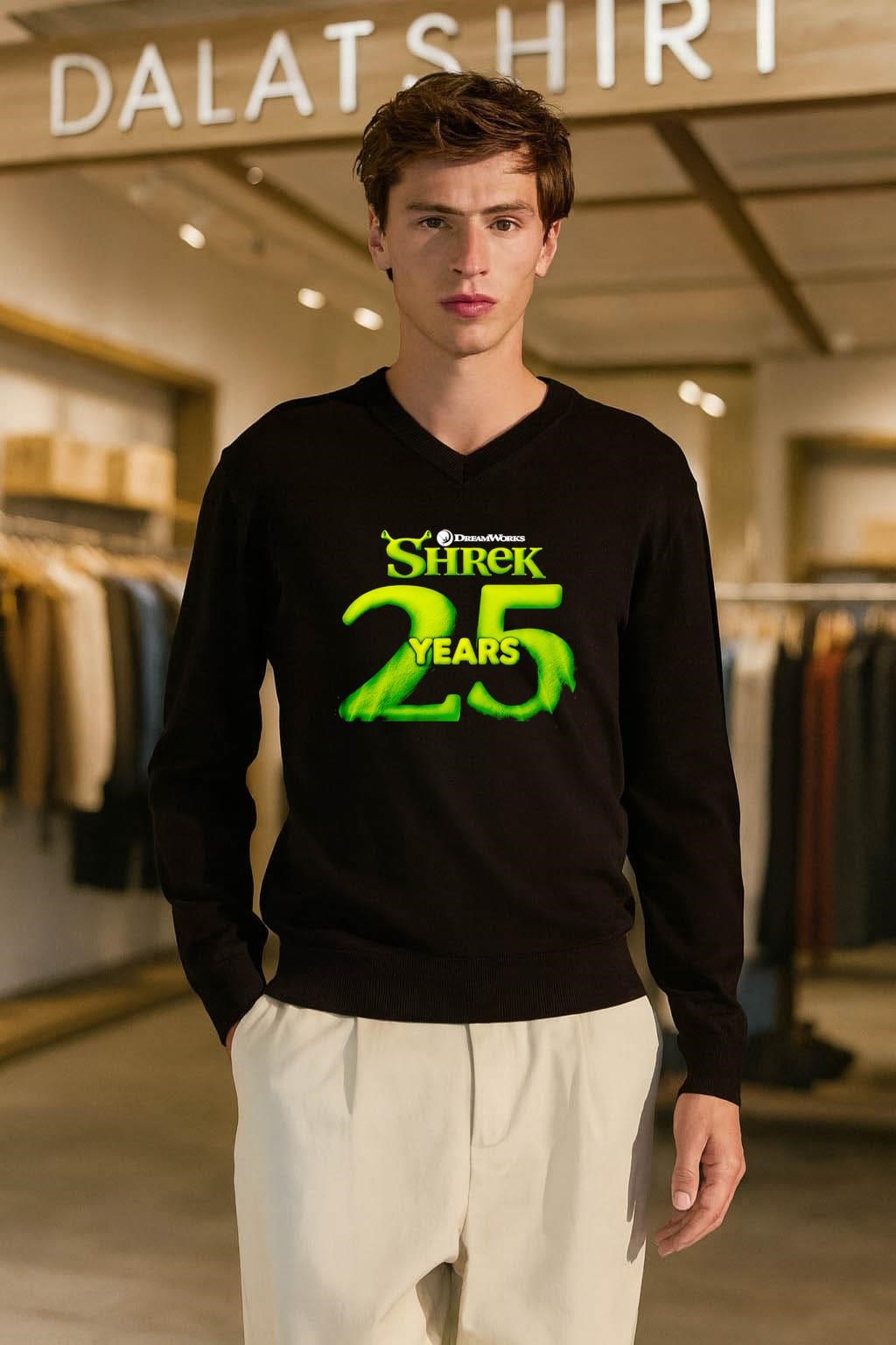 DreamWorks Shrek Movie Logo 25 Years Anniversary Special Edition shirt