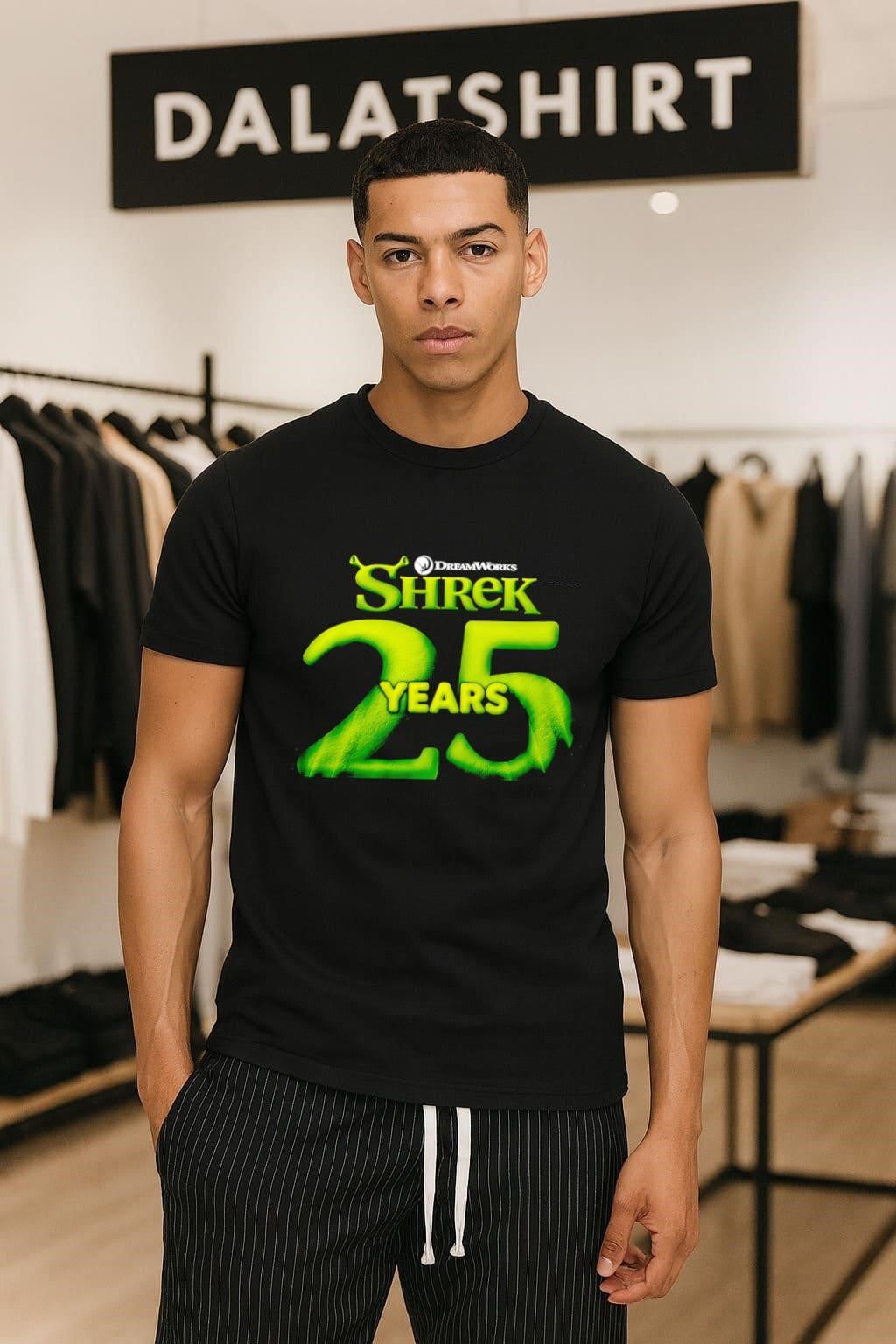 DreamWorks Shrek Movie Logo 25 Years Anniversary Special Edition shirt