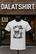 Dripping Skull Middle Finger Life’s Too Short To Give A Shit shirt