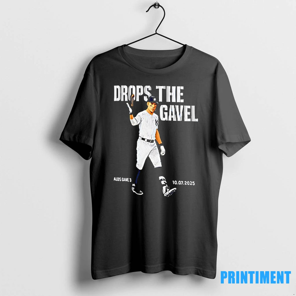 Drops The Gavel Brett Gardner New York Yankees 2025 Tshirts Sweater