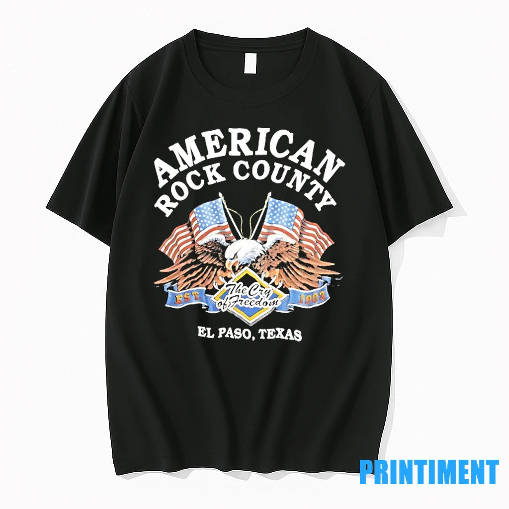 Eagle American Rock County The Cry Of Freedom Elsaso Texas Usa Tshirts Sweater