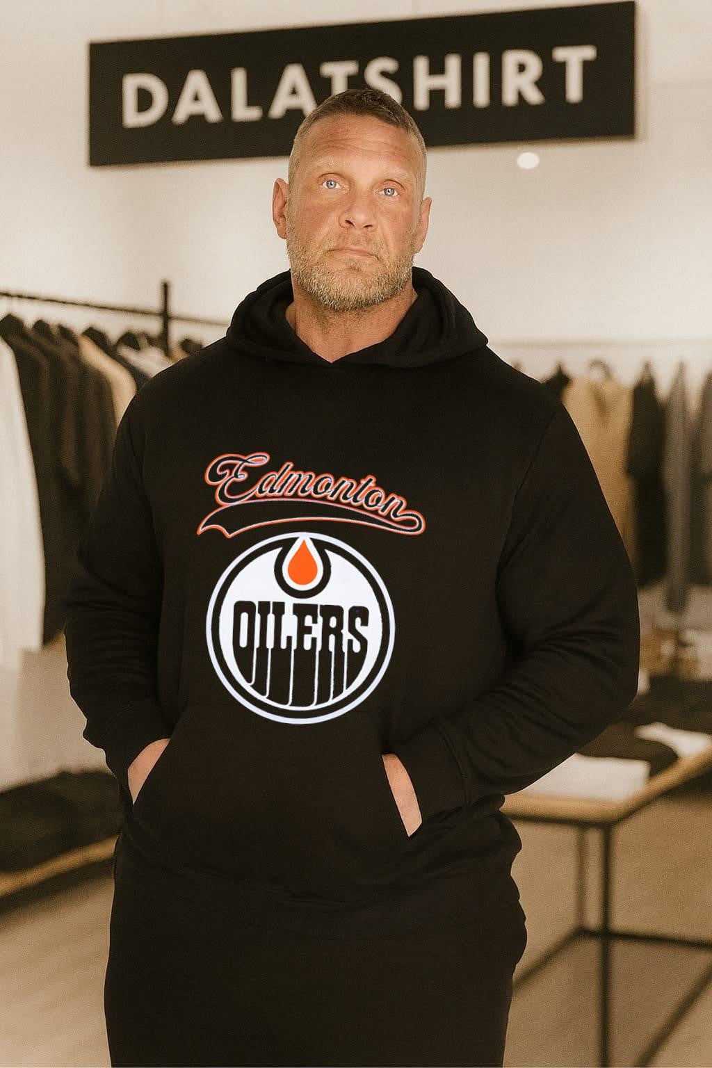 Edmonton Oilers Hockey Team Circular Logo Sports Fan shirt