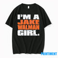Edmonton Oilers Im A Jake Walman Girl Tshirts Sweater