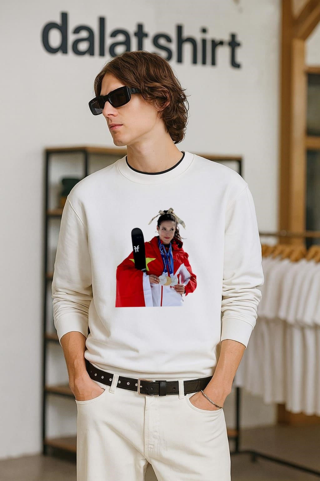 Eileen Gu Wins Gold poster shirt