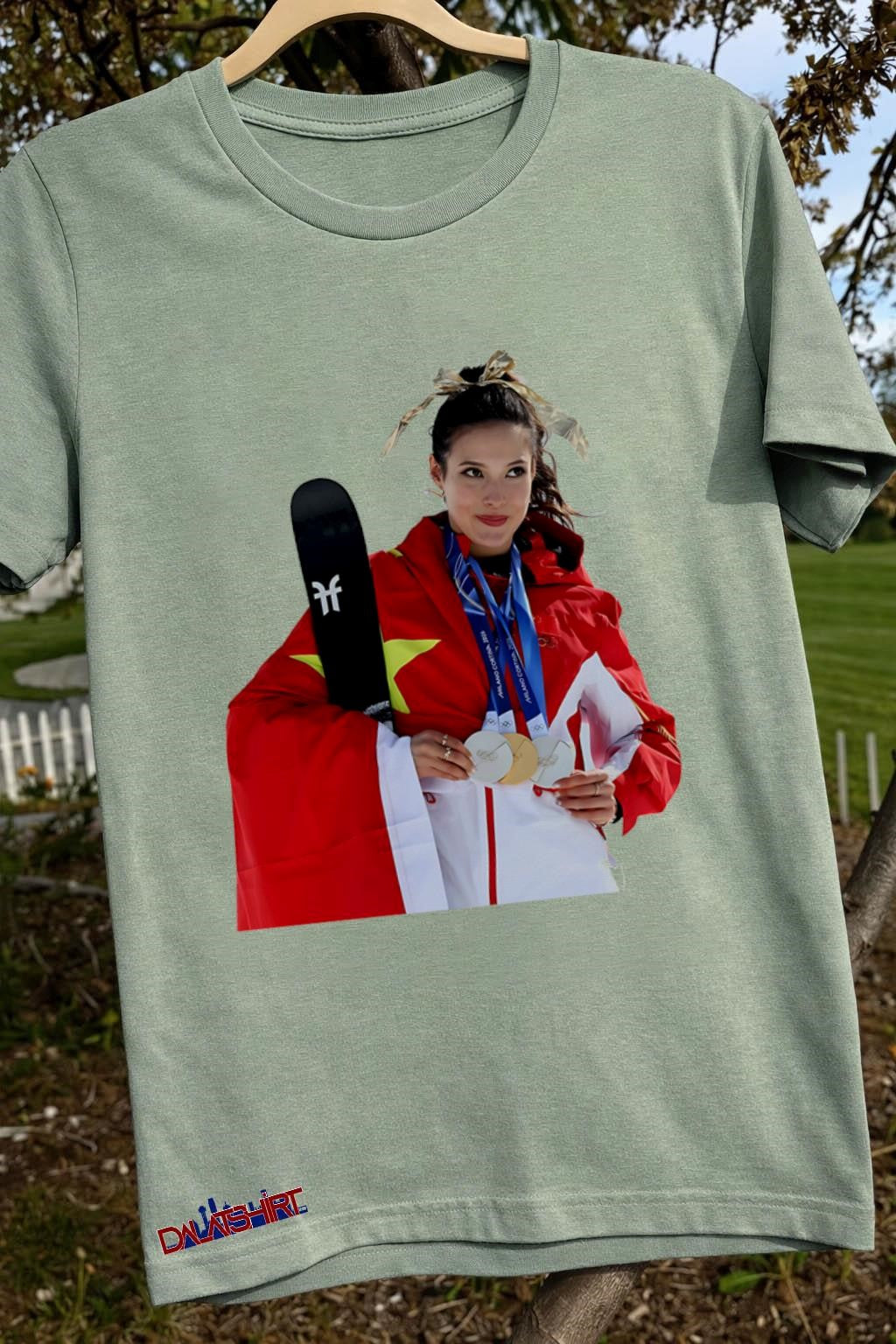 Eileen Gu Wins Gold poster shirt
