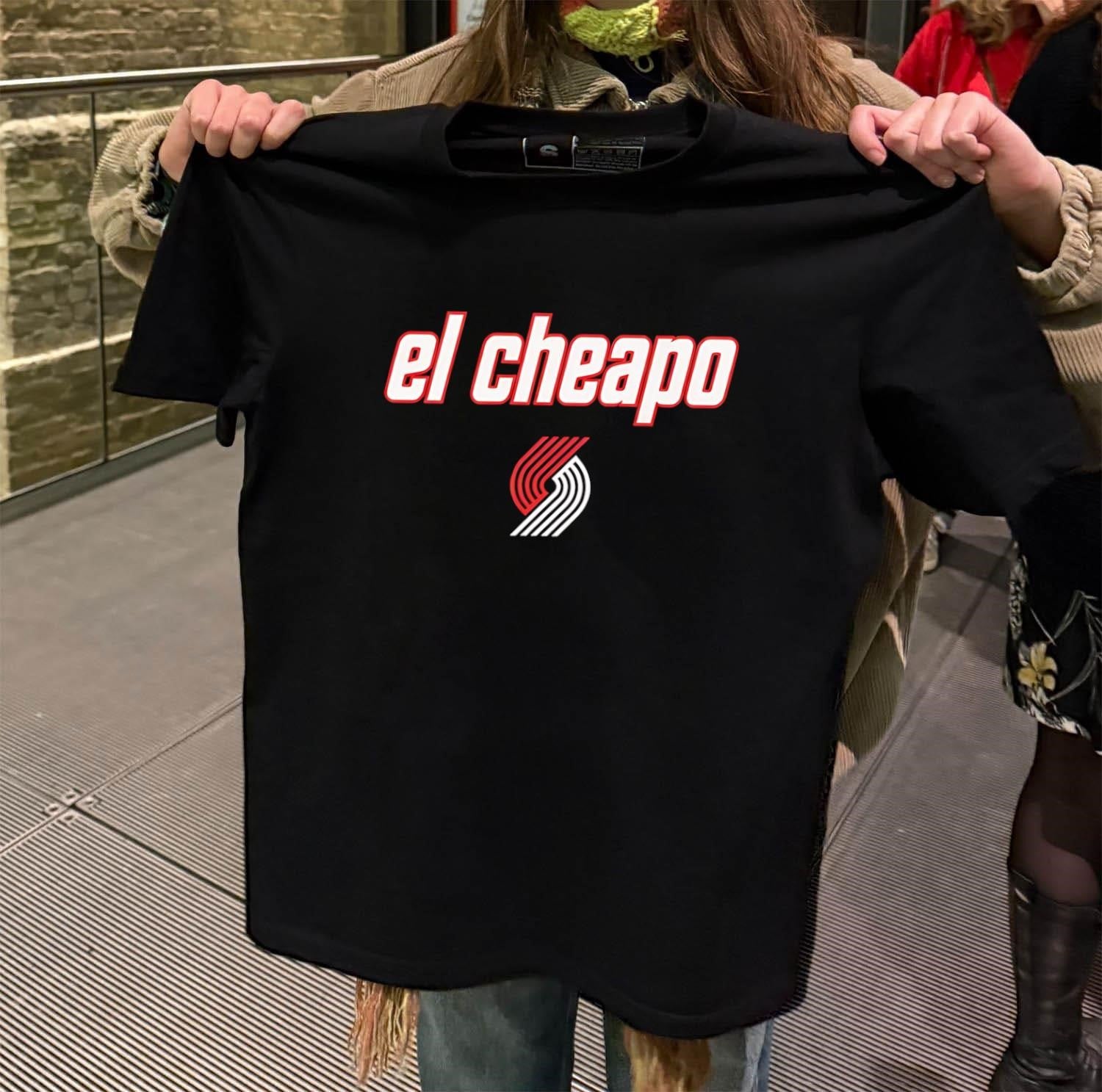 El Cheapo Portland Trail Blazers Basketball Logo shirt